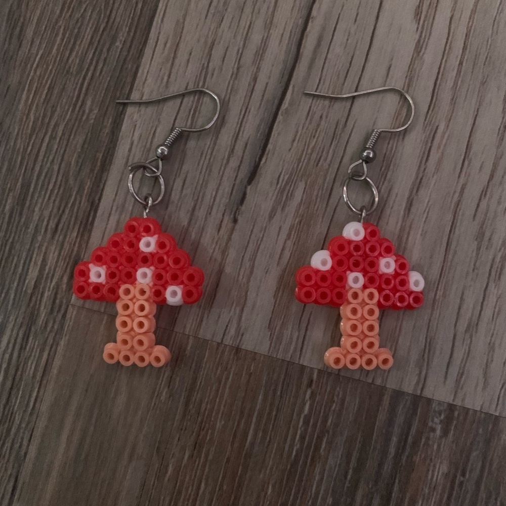 Mushroom earrings